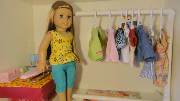 american girl doll clothes rack