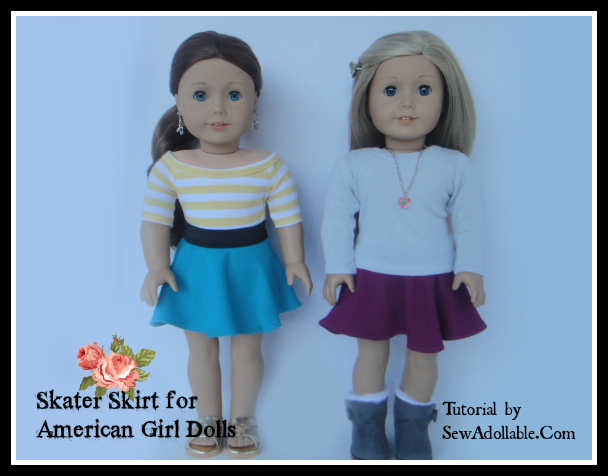 Skater Skirt Tutorial for AG Dolls