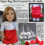 Paper Bag Skirt for American Girl Dolls