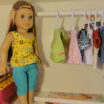 Clothes Rack for American Girl Dolls Using PVC Pipes