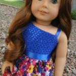 One Shoulder Dress Tutorial for American Girl Dolls