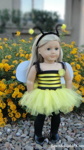 ag doll bumble bee costume
