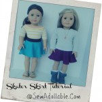 Skater Skirt Tutorial – American Girl Dolls