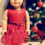 How to Sew the Sequined Holiday Dress for American Girl Dolls